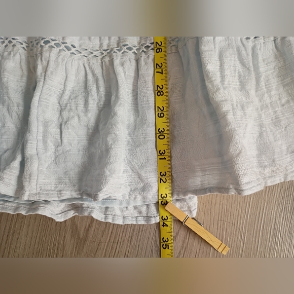 Tantrums Ruffled Light Blue Coastal Cowgirl Sundress Size Medium - Picture 6 of 6